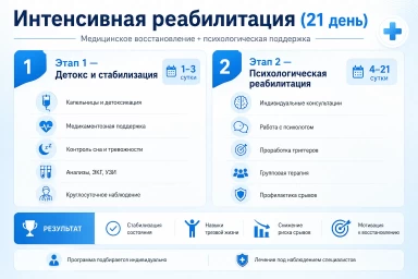 Реабилитация за 21 день в Балашове